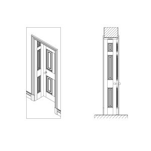 Door reveal panelling