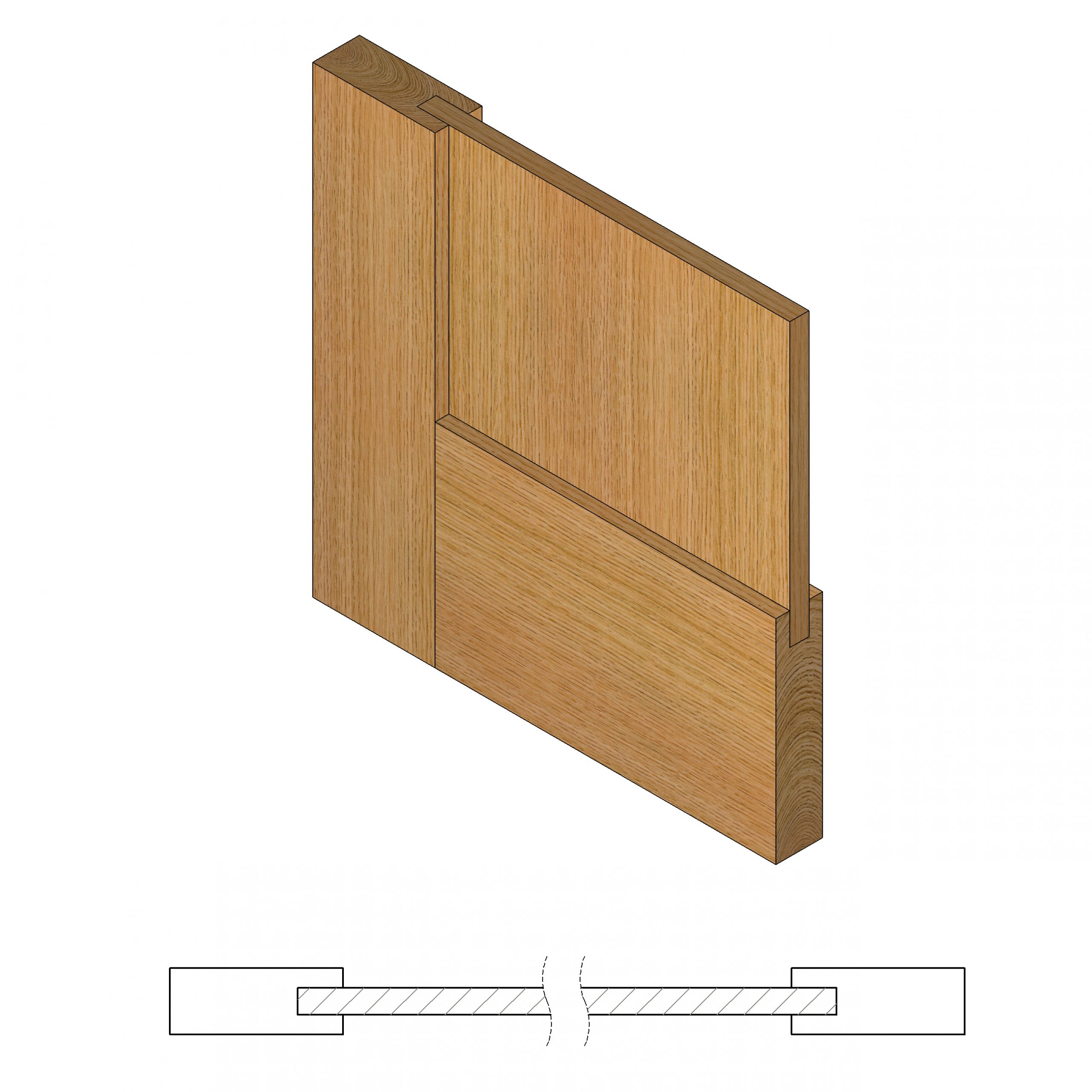 Recessed Panel Cadwell Green Doors